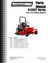 Reproduction. Not for. Parts Manual. S125XT Series Zero-Turn Riding Mowers