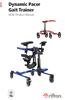K640. Dynamic Pacer Gait Trainer K640 Product Manual