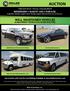 WELL MAINTAINED VEHICLES & EQUIPMENT FROM LOCAL MUNICIPALITIES. Roller & Associates, Inc.
