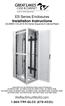 ES Series Enclosures Installation Instructions (UL /UL2416 ES Series Equipment Cabinet/Rack)