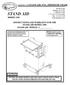 INSTRUCTIONS AND WARRANTY FOR THE STAND AID MODEL 1501 STAND AID SERIAL #