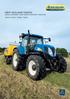 NEW HOLLAND T6OOO RANGE COMMAND AND POWER COMMAND TRACTORS T6O5O T6O7O T6O8O T6O9O