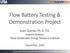 Flow Battery Testing & Demonstration Project