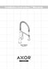 Installation Instructions / Warranty. Axor Citterio 39840XX1