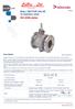 BALL SECTOR VALVE of stainless steel 455 (459) series