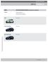 2013 TRIBECA MODEL OVERVIEW. SELECT NEW OR REVISED FEATURES (see specifications for complete list) All Models