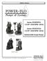 OWNER S MANUAL Series: PFSPPPP33 1/3 HP 3450 RPM 60 Hz Series: PFSPCPC50 1/2 HP 3450 RPM 60 Hz Submersible Sump Pumps