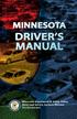 Minnesota Department of Public Safety Driver and Vehicle Services Division dvs.dps.mn.gov