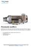 Pneumatic mufflers. For compressed air systems, machines, pumps, compressors, etc. Dimensions 1/8 6 Internal or external thread BSP or NPT thread