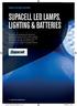 SUPACELL LED LAMPS, LIGHTING & BATTERIES