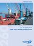 Harbour Cranes. For All Applications HMK 260 E Mobile Harbour Crane. Courtesy of Crane.Market