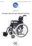 The Esteem Steel Self Propel Wheelchair Instructions