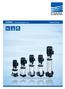 EVMSU - Vertical Multistage Pumps. Product Catalog