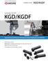 KGD/KGDF KGD/KGDF. Grooving / Cut-Off. Improved Grooving Performance with Expansive Lineup of Chipbreakers and Toolholders. Grooving / Cut-Off