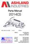 Parts Manual 2014CS WG-2014-CS PH: