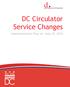 DC Circulator Service Changes. Implementation Plan for June 24, 2018