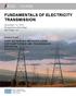 FUNDAMENTALS OF ELECTRICITY TRANSMISSION