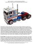 Right On Replicas, LLC Step-by-Step Review * Peterbilt Cabover Pacemaker 352 1:25 Scale AMT Model Kit #759 Review