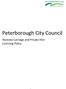 Peterborough City Council. Hackney Carriage and Private Hire Licensing Policy
