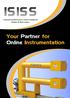 Industrial Sensors International Sales & Services. Your Partner for Online Instrumentation