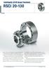 RSCI Type RSCI is a centrifugal lift off sprag type freewheel. Centrifugally Lift Off Sprags Freewheels TYPE