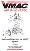 AIR INNOVATEDTM. Illustrated Parts List for VMAC System V Ford F250 F L Power Stroke Diesel
