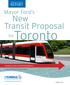 Pembina Institute REPORT. Mayor Ford s. New Transit Proposal. Analysis and recommendations. by Cherise Burda and Graham Haines