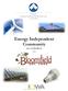 Energy Independent Community an evaluation for