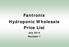 Fantronix Hydroponic Wholesale Price List. July 2014 Revision 1