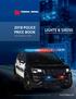 LIGHTS & SIRENS 2018 POLICE PRICE BOOK.   Safety signaling solutions from Federal Signal. M100 Effective