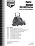 Reproduction. Not for. Parts Manual. IS5100Z Series Zero-Turn Riding Mower