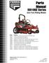 Parts Manual. IS5100Z Series Zero-Turn Riding Mower