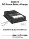 BCD610 DC Source Battery Charger