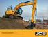 TRACKED EXCAVATOR JS131 LC. Engine power: 74 hp (55 kw) Bucket capacity: ft³ Operating weight: lb