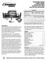 Ramsey Winch Company OWNER'S MANUAL Front and Rear Mount Detachable Electric Winch Model Quick-Mount 8000 (QM 8000)