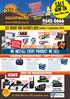 Saturday 24 August am till 2pm OPEN DAY. GET READY FOR FATHER S DAY! Sunday 1 September 2013 PRICE $155 YAMAHA GENERATORS HOT SPECIALS