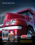 Over-the-Road Trucks SYNTHETIC MOTOR OILS. FuEL. FLuIdS