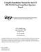 Complete Installation Manual for the ECI LCD Closed Loop Door Operator Board