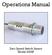 Operations Manual. Zero Speed Switch Sensor Model ZS09P