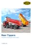Rear Tippers. Innovative and efficient in every detail. meiller.com