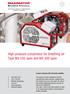 High-pressure compressor for breathing air Type MX 250 open and MX 300 open. Maximum Pressure. A power package with allrounder qualities