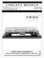 S SCALE CONCEPT MODELS INSTRUCTIONS FOR PRODUCT S SCALE IAPX CRYOGENIC TANK CAR El Toro Way Stockton, CA 95210