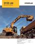 311D LRR. Hydraulic Excavator. Cat C4.2 Engine with ACERT Technology Net Power (ISO 9249) at 2200 rpm Operating Weights