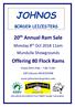 JOHNOS BORDER LEICESTERS. Monday 8 th Oct am Mundulla Showgrounds. Offering 80 Flock Rams