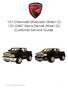 12V Chevrolet Silverado (W461-C) 12V GMC Sierra Denali (W461-G) Customer Service Guide