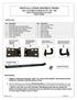 INSTALLATION INSTRUCTIONS FORD SUPER DUTY NOTE: (Vehicle Retains Tow Hook) PART # P3064