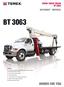 BT 3063 BOOM TRUCK CRANE DATASHEET - IMPERIAL. Features