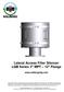 Lateral Access Filter Silencer LQB Series 3 MPT 12 Flange
