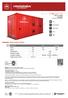 Generating Rates SERVICE PRP STANDBY. HEAVY RANGE Container Powered by MITSUBISHI