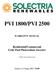 PVI 1800/PVI Residential/Commercial Grid-Tied Photovoltaic Inverter WARRANTY MANUAL. Subject to Change REV , Solectria Renewables